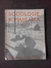 REVISTA SOCIOLOGIE ROMANEASCA NR.7-8/1937 foto