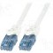 Cablu patch cord, Cat 6a, lungime 2m, U/UTP, LOGILINK - CP3051U