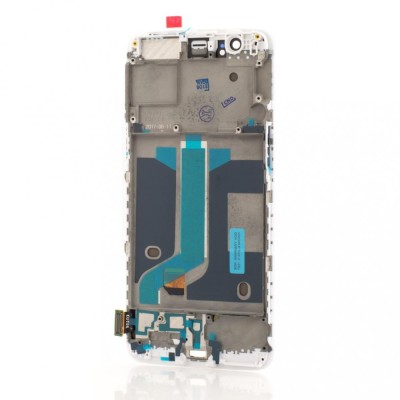 LCD OnePlus 5, Complet, Alb, foto