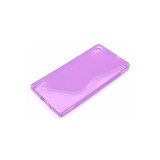 Husa Silicon S-Line Mov Huawei Ascend P7, Protectie Premium, Anti-alunecare