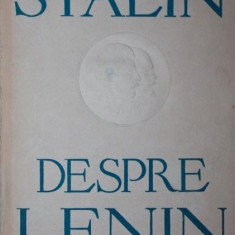 STALIN DESPRE LENIN