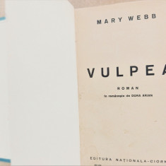 Mary Webb - VULPEA ed Ciornei, legata