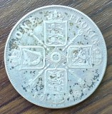 Moneda Regatul Unit - 1 Florin 1918 - Argint