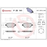 Placute frana Alfa Romeo Mito (955) 08.08-10.18; Citroen E-Mehari 06.16-, Nemo Box (Aa) 02.08-, Nemo Mpv (Mpv) 04.09-; Fiat 500 (312) 07.07-, 500 C (, BREMBO