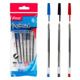 Set Pixuri Ballpoint A Plus, PxStick, Multicolor, 1.0 mm, 6 Bucăți, Oem