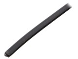 Capace Protectie Margini PANDUIT GES144F-A-C0, Polietilena Neagra cu Adeziv, 30.5m, 5.4mm x 5.6mm, Grosime Panou 2.5-3.7mm