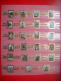 HOPCT LOT NR 108 ABATII / EPISCOPII DIN BELGIA - -23 BUC-ETICHETE VECHI DE TRABUCURI/ CIGARS LABELS -COLECTIE DE LUX-