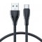 Cablu Date si Incarcare USB-A - USB-C Joyroom Surpass, 18W, 1.2m, Negru S-UC027A11