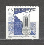 Suedia.1992 100 ani Oficiul de patentare KS.355, Nestampilat