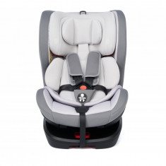 Scaun auto rotativ 360 gr cu Isofix, Gri