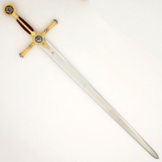 Spada Cu Simboluri Masonice 116 cm 775 Rosie
