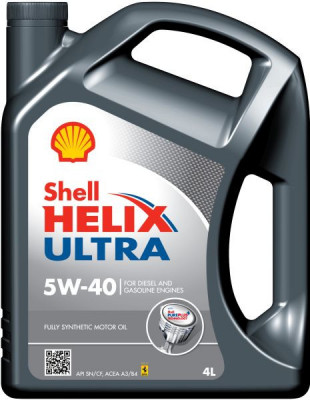 4L synt.olej siln.5W40 SL / CF ACEA A3/B3/B4. de asemenea. pentru GPL / gri / SHELL foto