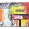 Tablou abstract pictat manual, Fantezie in abstract 20, 60x50cm ulei pe panza in relief efect 3D, gata de agatat pe perete