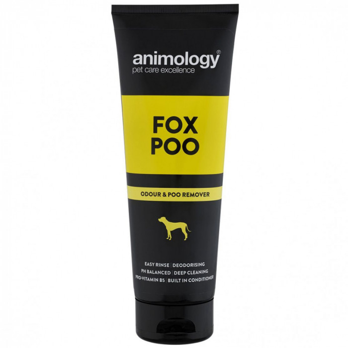 Animology Fox Poo - Șampon pentru c&acirc;ini 250ml