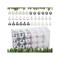 Set 36 decora?iuni brad de Craciun 3cm diverse.