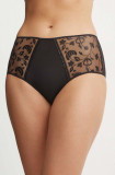 Chantelle chiloti culoarea negru, transparent, C22CC5