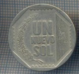 AX 1218 MONEDA - PERU - 1 NUEVO SOL -ANUL 2007 -STAREA CARE SE VEDE