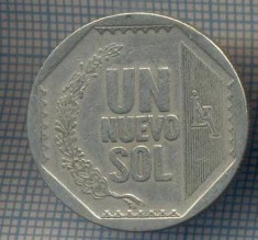 AX 1218 MONEDA - PERU - 1 NUEVO SOL -ANUL 2007 -STAREA CARE SE VEDE