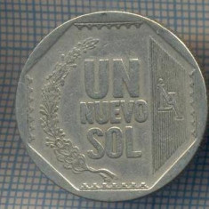 AX 1218 MONEDA - PERU - 1 NUEVO SOL -ANUL 2007 -STAREA CARE SE VEDE