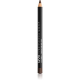 NYX Professional Makeup Eye and Eyebrow Pencil creion de ochi cu trasare precisă culoare 931 Black Brown 1.2 g
