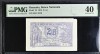2 lei 1915 Vice 2 cifre PMG40 bancnota gradata