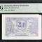 2 lei 1915 Vice 2 cifre PMG40 bancnota gradata