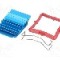 Radiator extrudat, aluminiu, 27mm x 27mm, albastru, Advanced Thermal Solutions - ATS-50270B-C1-R0