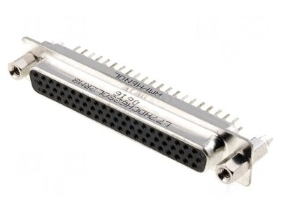 D-Sub HD 62-Pin Soclu Mamă THT foto