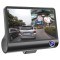 Camera de bord tripla DVR 1920 x 1080, S DEPOT&reg;, 25FPS Full HD, vedere nocturna, unghi de filmare 170 &deg;, 3