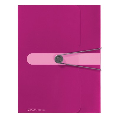 Mapa pp a4 40mm eotg inchidere buton cu elastic, ciclam foto