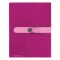 Mapa pp a4 40mm eotg inchidere buton cu elastic, ciclam