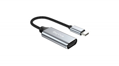 Adaptor RayCue USB-C la HDMI 4K60Hz (gri) foto