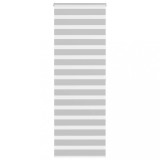 VidaXL Jaluzea tip zebra gri deschis lățime țesătură 80,9 cm poliester