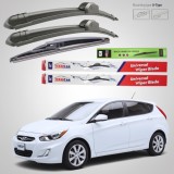 Cumpara ieftin Ștergătoare Hyundai Accent Hatchback (2010&ndash;2014) Flat | Set Complet &ndash; TeamCar&reg;