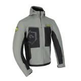 MBS Geaca textila impermeabila ARMR Suko 1.0, gri/galben-fluo, 3XL, Cod Produs: ARMT2344023XLOX