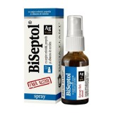 BiSeptol Spray cu Argint coloidal fara alcool, 20ml, Dacia Plant