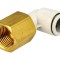 Conector push-in 90&deg; filetate, Rc 3/8"
