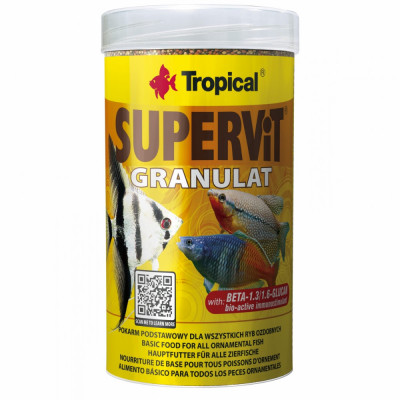 SUPERVIT granulat, Tropical Fish, 250ml, 138g AnimaPet MegaFood foto