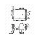 Radiator intercooler Nrf 30371