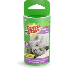 Rezerva Roller Scame Scotch Brite, 10x10 cm, 9.1 m, 56 de Folii Pretaiate, Rezerva Roller Scame, Rezerva Roller pentru Scame, Rezerva Roller Scame Sco foto