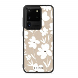 Husa Samsung Galaxy S20 Ultra - Skino Flower Glam, flori bej