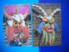 HOPCT LOT NR 1126 MASTI POPULARE -COSTUM-2 CARTI POSTALE-CIRCULATE, Circulata, Printata