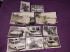Lot 10 fotografii vechi colectie autoturism-tractor numere de inmatriculare