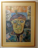 Tablou Radu Mihai Ignat, Tempera pe Hartie, 67x47cm (85x65cm inramat), Expozitia UAP 2014, Pictor Roman