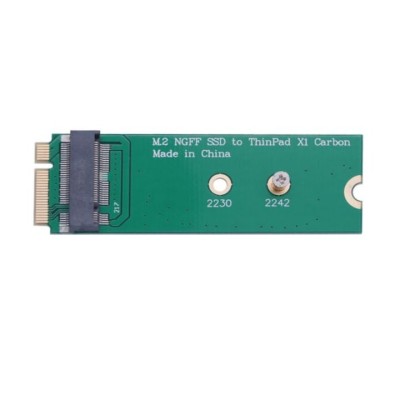 Adaptor M.2 NGFF SATA SSD la 20+6 Pin Lenovo ThinkPad X1 Carbon foto