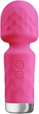 Aparat de masaj mini bagheta Yoba, &raquo;Baby King Wand&laquo; 10 Vibratii, [12 cm x 4 cm], Roz