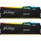 Memorie DDR Kingston DDR5 32GB frecventa 5200 Mhz, 16GB x 2 module, radiator, iluminare RGB, latenta CL40, &amp;quot;KF552C40BBAK2-32&amp;quot;