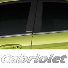 Stickere stalpi usa CHROME - CABRIOLET (set 2 buc.)