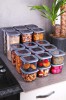 Set cutie de depozitare 18 buc, Gri