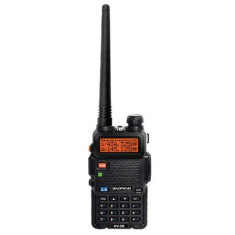 Statie radio portabila emisie receptie, Walkie Talkie Baofeng UV-5R - 8W, 136 - 174 MHz / 400-520 Mhz